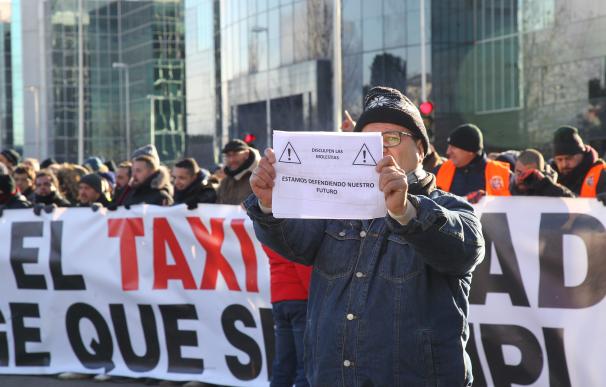 Protesta Taxi Madrid