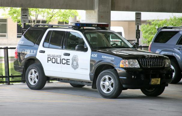 Fotografía de un coche de la policía de Milwaukee.