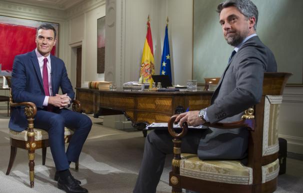 Dentro de la entrevista a Sánchez en TVE: 48 horas de preparativos en La Moncloa