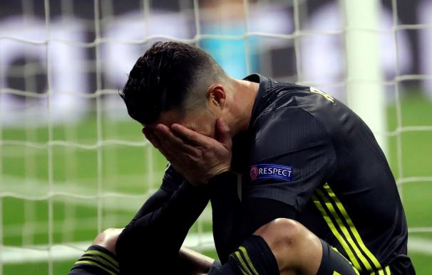 Cristiano digirió mal la derrota ante el equipo de Simeone.