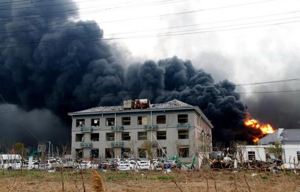 Explosión planta química en China