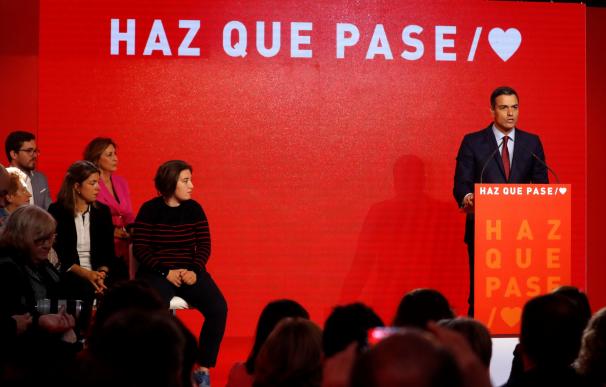 "Haz que pase", el nuevo eslogan que acompañará a Sánchez en las generales.