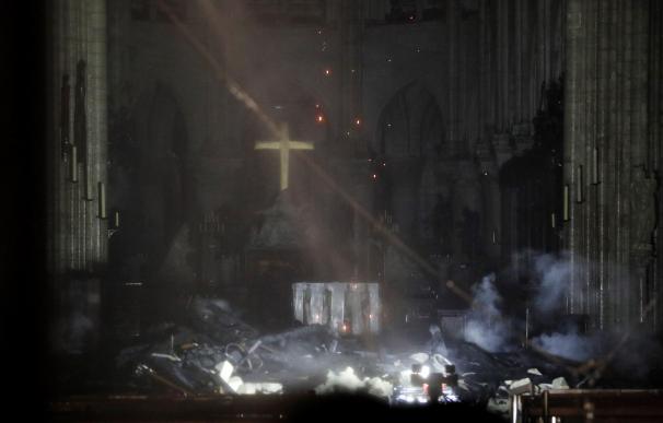 Incendio en la catedral de Notre Dame de París