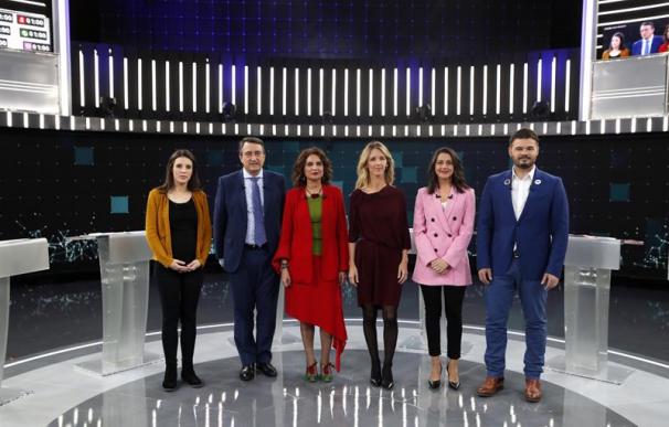 Debate a seis en RTVE, elecciones generales