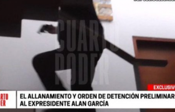 Alan García captura vídeo cuando es detenido