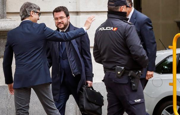 El TS permite a Aragonès no declarar como testigo en el juicio del procés