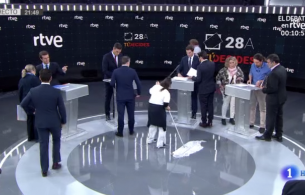 limpiadora debate RTVE