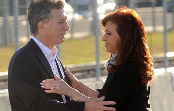 Cristina Fernández Kirchner y Mauricio Macri