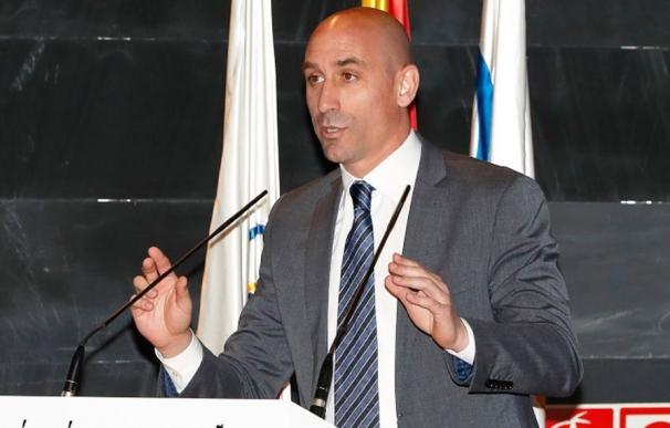 El presidente de la Real Federación Española de Fútbol (RFEF), Luis Rubiales