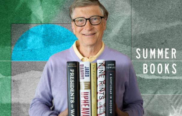Bill Gates presenta sus recomendaciones literarias para el verano de 2019