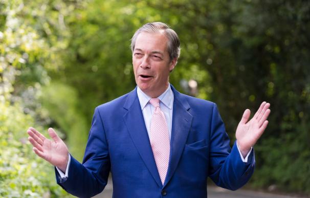 Nigel Farage, líder del Partido del Brexit