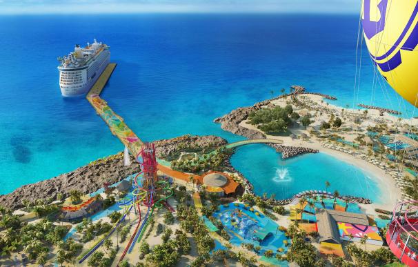 La isla de CocoCay es una mezcla de un paraíso para cruceros y DisneyLand