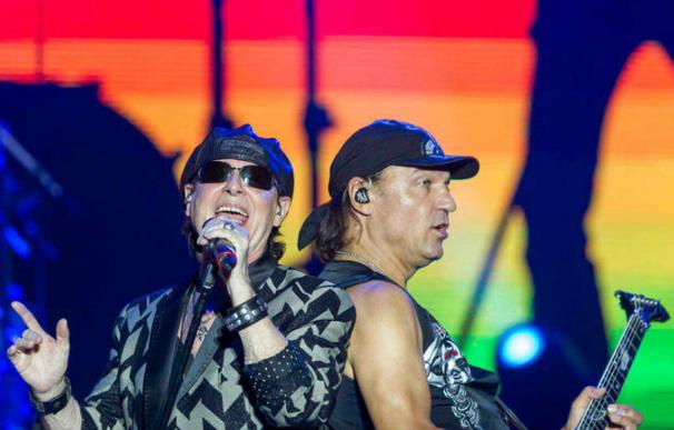 Scorpions, durante el último concierto en el Emérita Augusta