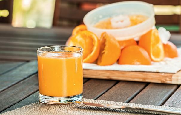 Un zumo de naranja