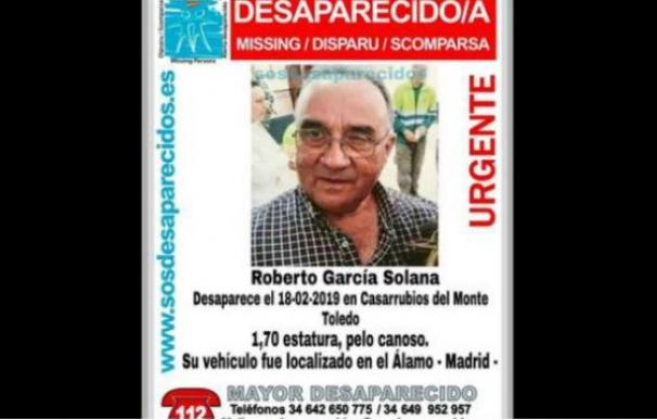 Roberto García, desaparecido en Casarrubios (Toledo) / Europa Press