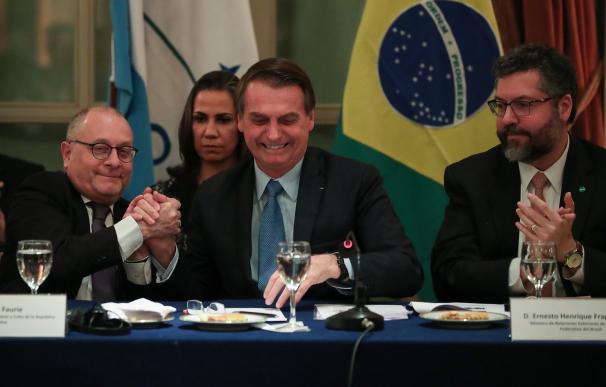 Jair Bolsonaro está de visita oficial en Argentina.