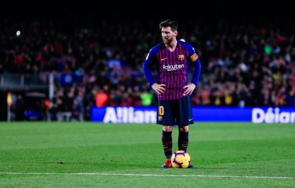 El atacante del FC Barcelona Leo Messi
