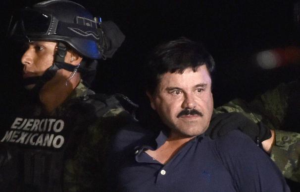 El Chapo Guzmán, tras ser capturado por las autoridades mexicanas