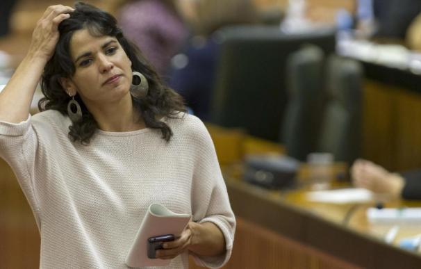 La secretaria general de Podemos en Andalucía, Teresa Rodríguez. - EFE La secretaria general de Podemos en Andalucía, Teresa Rodríguez. /EFE