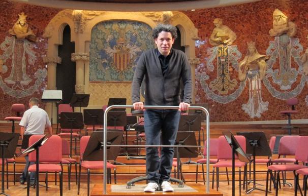 Gustavo Dudamel en el Palau de la Música (archivo)