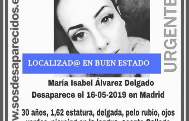 Alerta desactivada de la asociación SOS Desaparecidos tras localizarse en buen estado a una mujer de 30 años de Madrid que llevaba en paradero desconocido desde el pasado 16 de mayo.