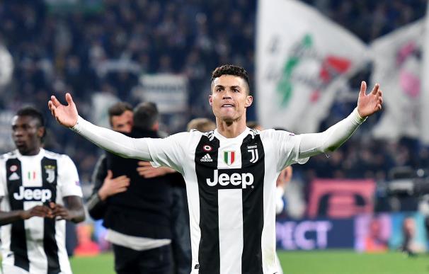 Ronaldo celebra su gol al Atleti
