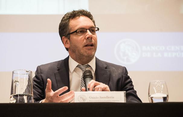 Guido Sandleris, presidente del Banco Central de Argentina, en una conferencia. / BCA