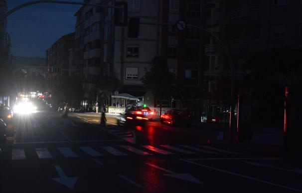 Ourense vive un apagón durante casi dos horas por fallo en línea de distribución