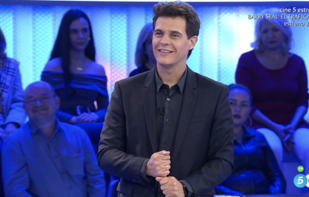 Christian Gálvez en los minutos finales de la última emisión de 'Pasapalabra'