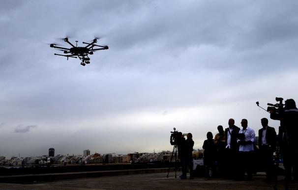 Fotografía de un dron, drones