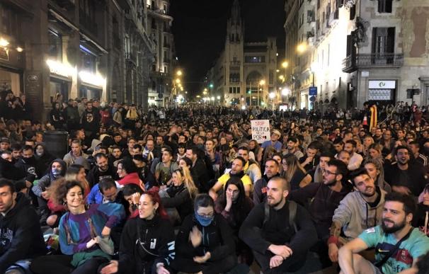 Los manifestantes han cantado consignas como 'Fuera las fuerzas de ocupación'. /Europa Press