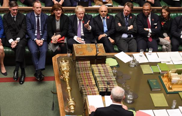 Boris Johnson en el Parlamento