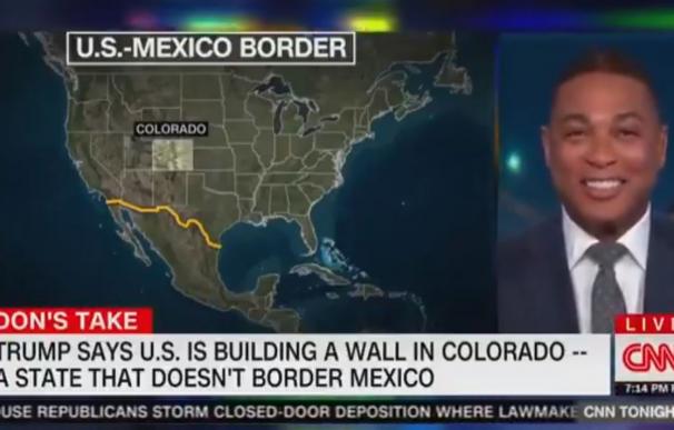 Un presentador se mofa de Trump por decir que construirá un muro en Colorado