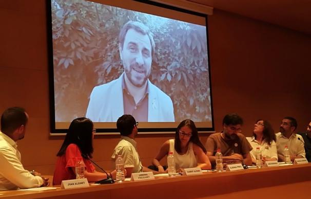 Toni Comín participa en el acto 'Sociaistes per la República' por vídeo