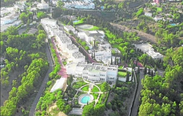 Vista aérea del complejo de la Casa Real Saudí en Marbella.