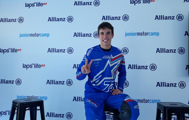 El piloto español Àlex Márquez durante su presencia en el Allianz Junior Motor Camp