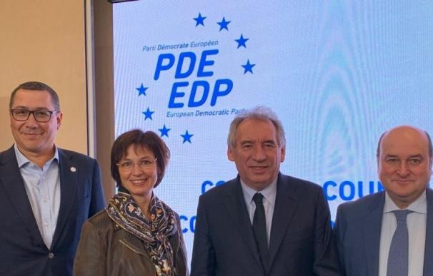 Consejo del PDE en París en el que el presidente del EBB del PNV, Andoni Ortuzar, ha sido elegido vicepresidente
