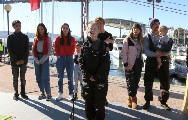 La joven activista Greta Thunberg