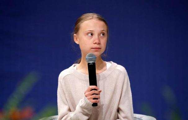 Greta Thunberg en la Cumbre del Clima. / EFE