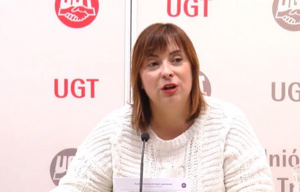 La vicesecretaria general de UGT, Cristina Antoñanzas