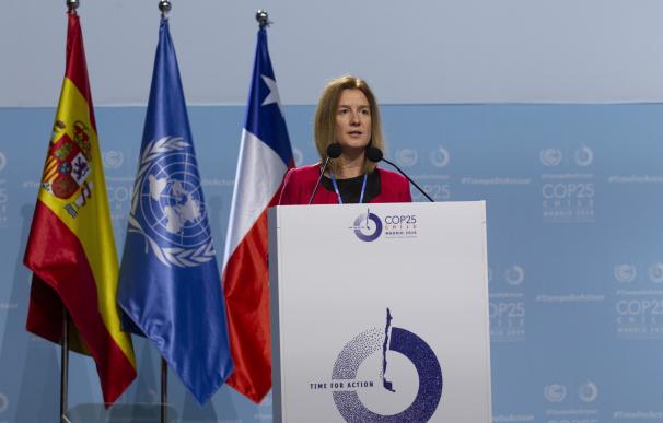 La ministra de Medio Ambiente, Agricultura y Sostenibilidad, Sílvia Calvó, durante su intervención