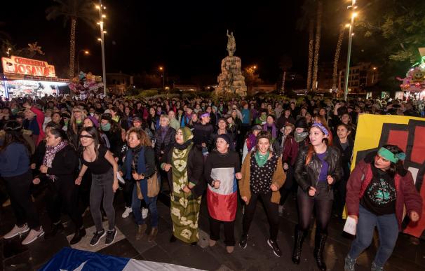 Protestas contra la violencia machista en Palma. / EFE
