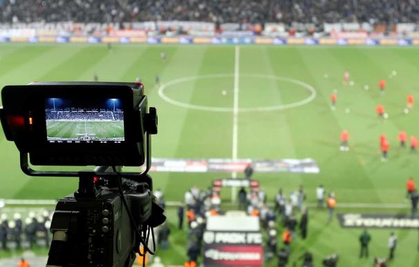 Fotografía derechos del fútbol, TV, Champions