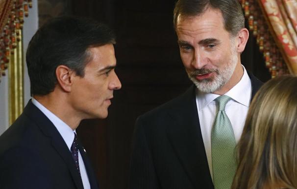 Rey Felipe VI y Pedro Sánchez - Cumbre del Clima