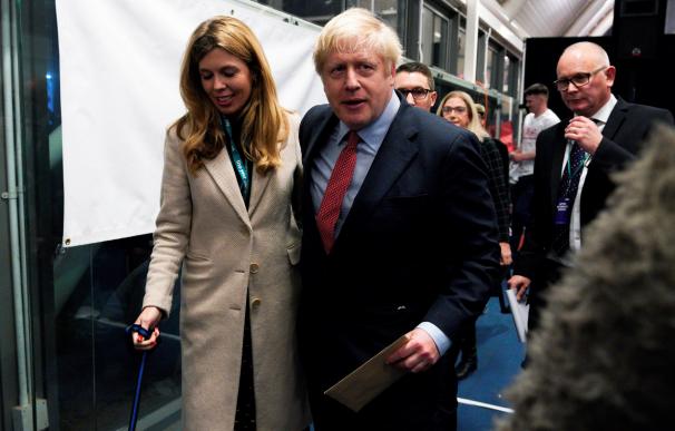 Boris Johnson el día de la victoria. / EFE