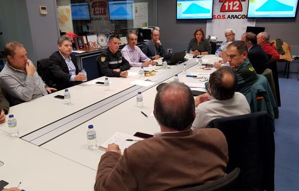 El Gobierno de Aragón activa la fase de Emergencia Nivel 1 por la crecida del Ebro