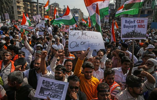 Protestas en India. / EFE