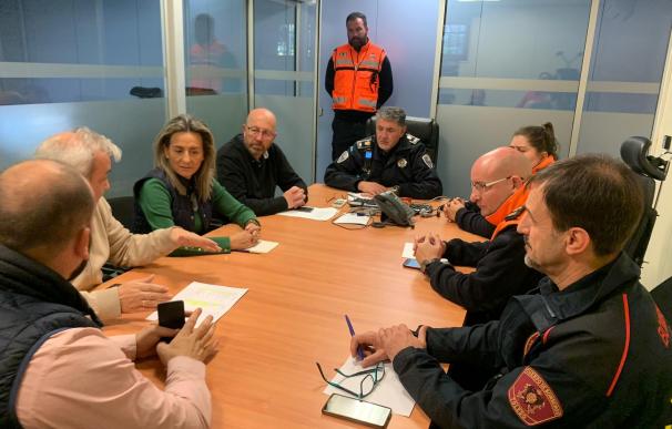 Reunión de coordinación de seguridad por el temporal en Toledo.