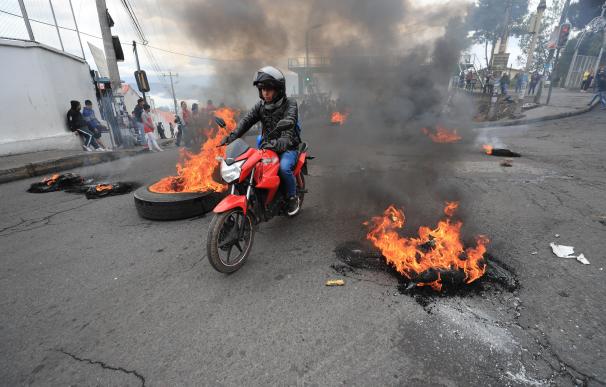 Manifestaciones en Ecuador. /EFE