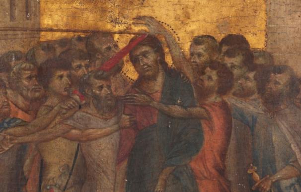 'La Dérision du Christ', también conocida como 'Le Christ moqué', de Cimabue. /L.I.